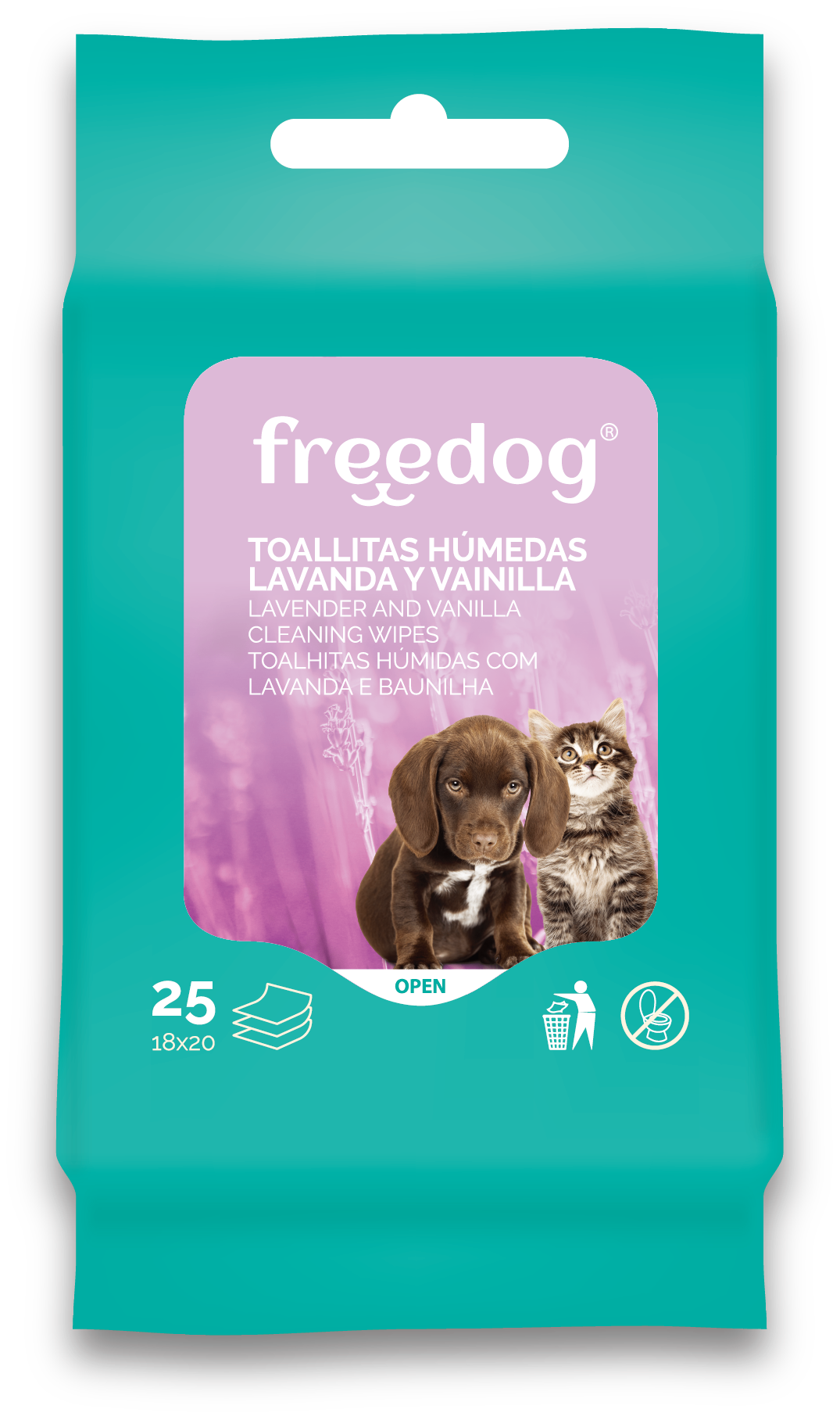 Cleaning Pocket Wipes - Lavender & Vanilla
