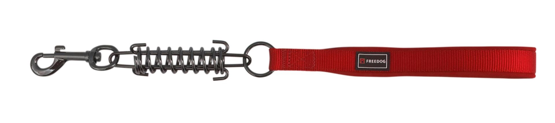 Gun Nylon Spring Leash - Red