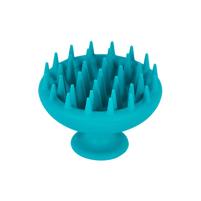 Silicone Ergo Shedding Rake - Turquoise - 7,9 x 7,9 x 5,8cm
