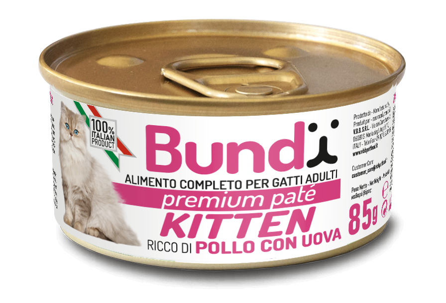 Bundy Patè Kitten Chicken & Eggs  85g  - Chicken & Eggs - 85g