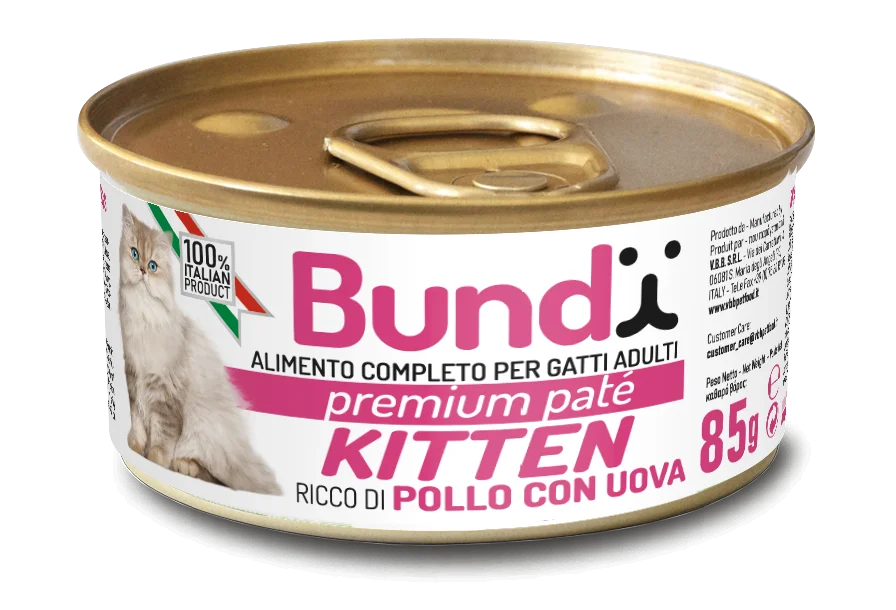 Bundy Patè Kitten Chicken & Eggs  85g 