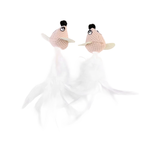 Two Mice With Feathers Set