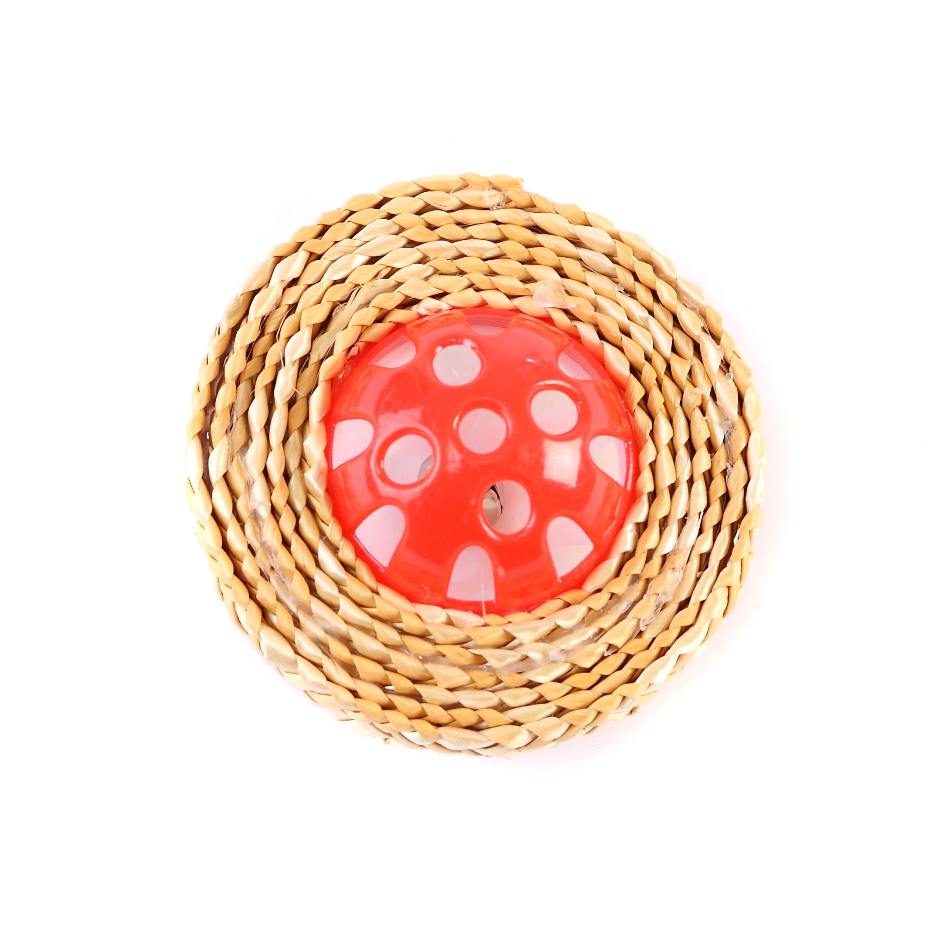 Ball With String - Red - 7x7cm