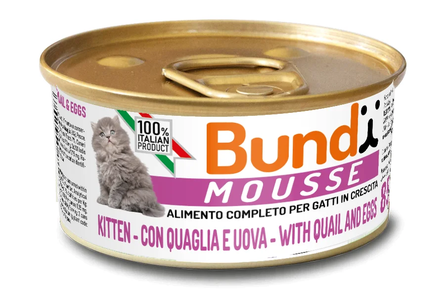 Bundy Mousse Kitten Quail & Eggs 85g