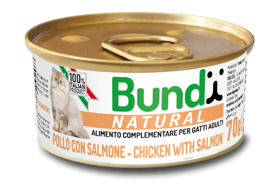 Bundy Natural Salmon with Chicken 70g