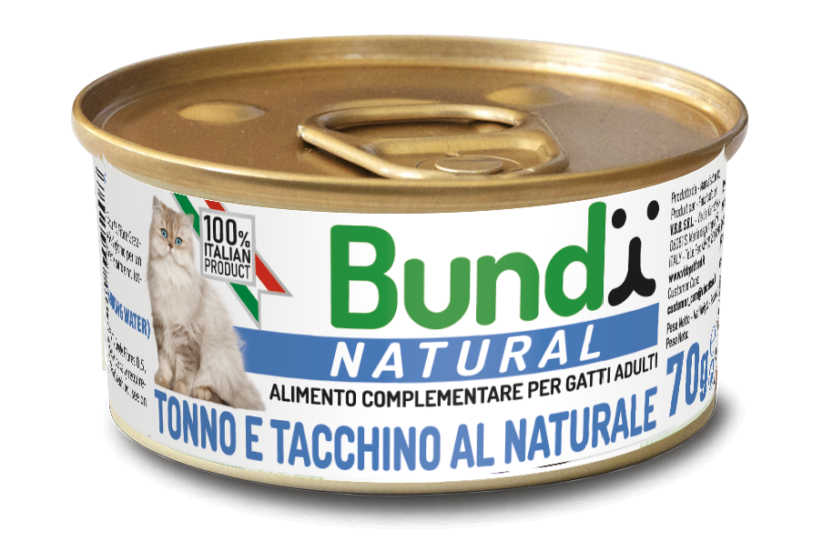 Bundy Natural Tuna and Turkey 70g - Tuna and Turkey - 70g
