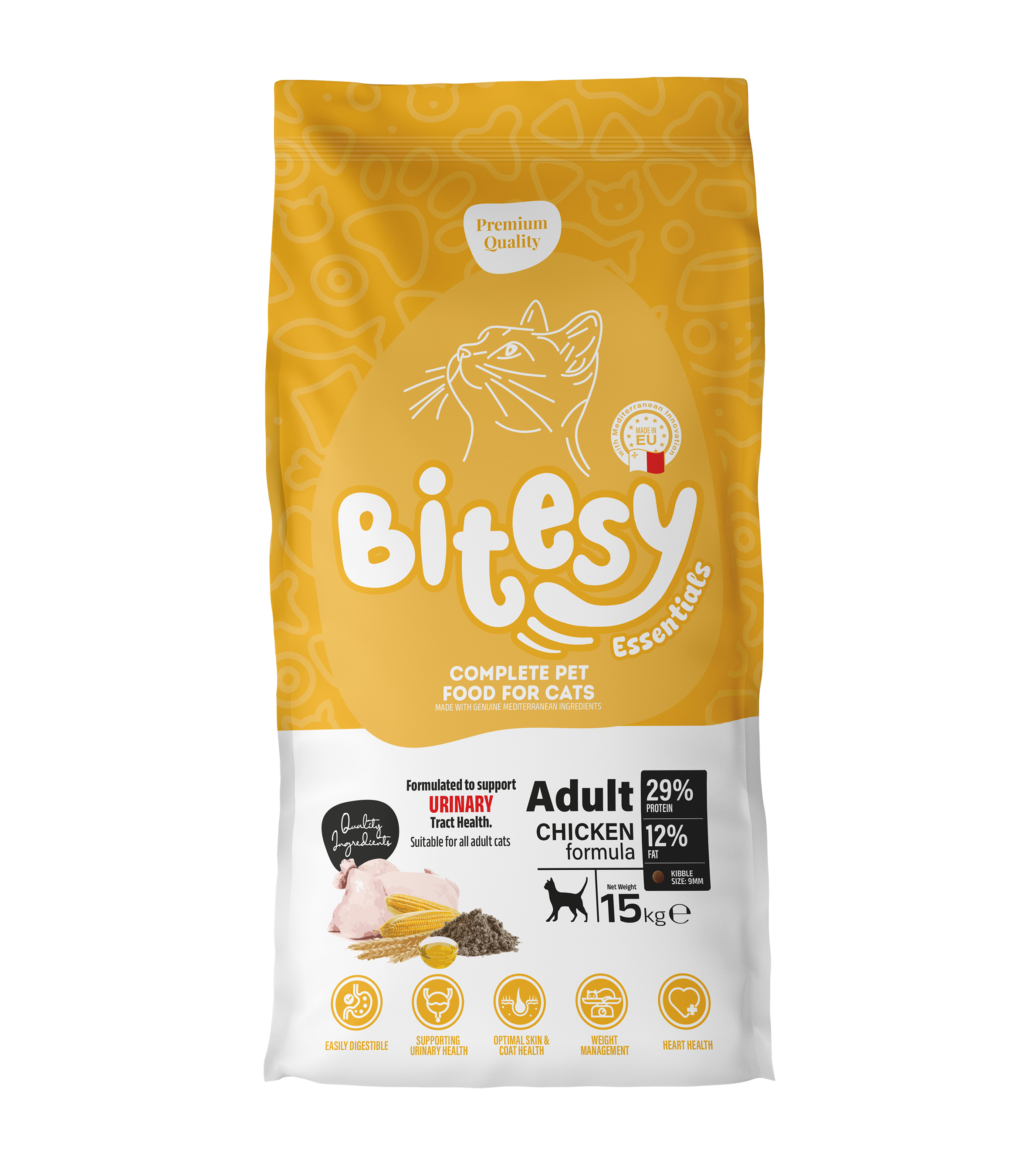 Bitesy Essentials Adult Cat Urinary – Chicken (15 kg) - Chicken - Urinary - 15 KG