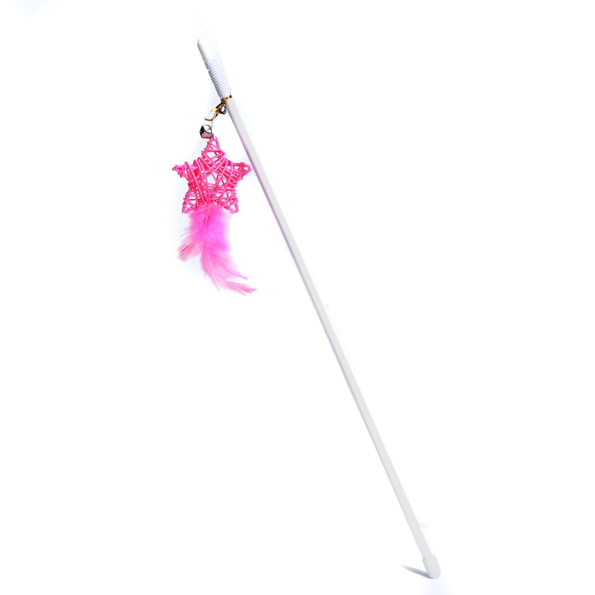 Stick Star Wand With Feathers - 45cm