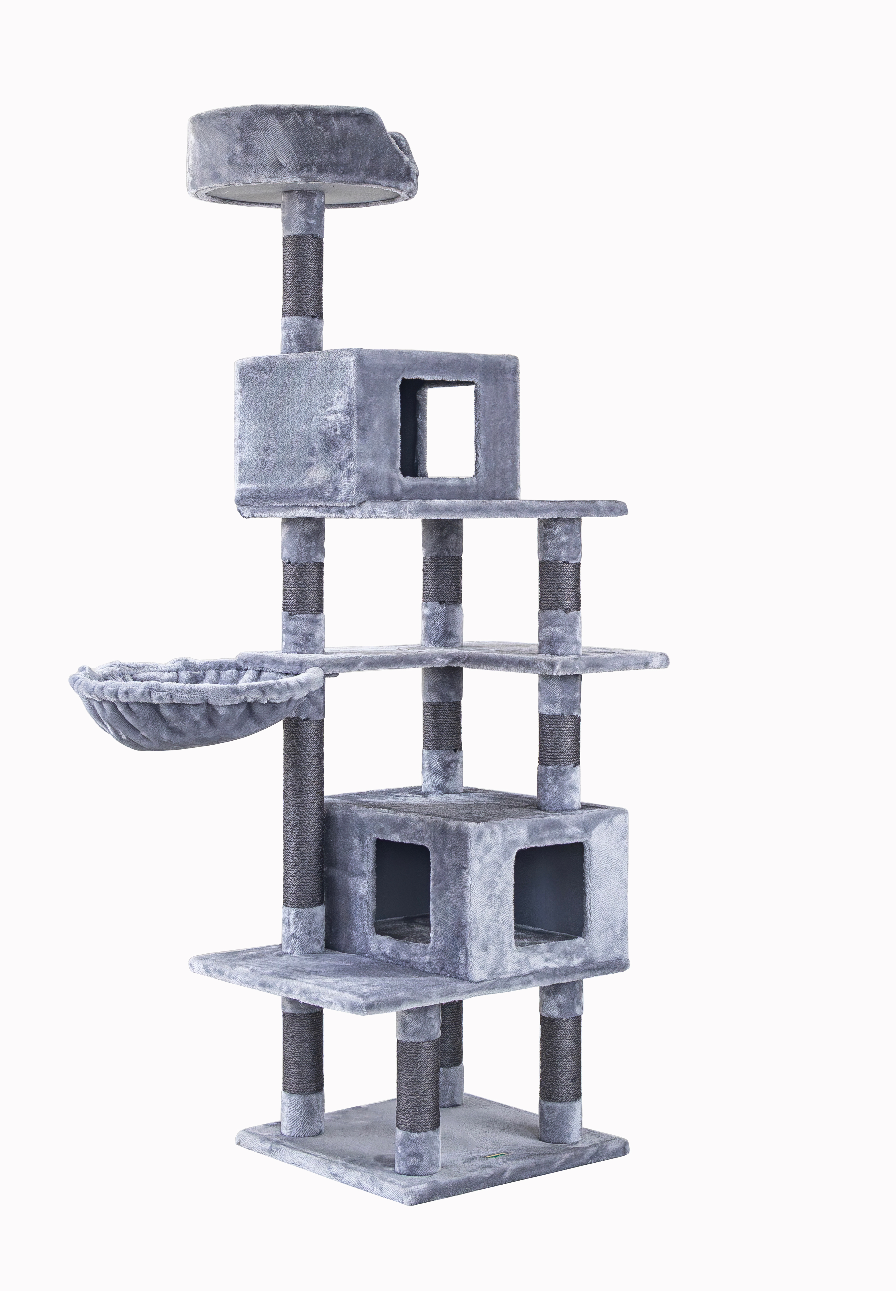 Fortress Lux Scratcher - Grey - 50 x 50 x 181cm